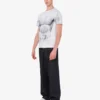 T-shirt z dzianiny z bawełny organicznej z nadrukiem