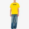 T-shirt z dzianiny z bawełny organicznej z nadrukiem