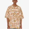 T-shirt z dzianiny z bawełny organicznej z nadrukiem T-shirt z dzianiny z bawełny organicznej z nadrukiem