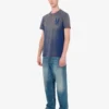 T-shirt z dzianiny z bawełny organicznej z nadrukiem