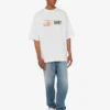 T-shirt z dzianiny z bawełny organicznej z nadrukiem