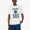 T-shirt z dzianiny z bawełny organicznej z nadrukiem