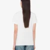 T-shirt z dzianiny z bawełny organicznej z nadrukiem