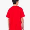 T-shirt z dzianiny z bawełny organicznej z nadrukiem
