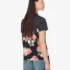 T-shirt z dzianiny z bawełny organicznej z nadrukiem