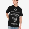 T-shirt z dzianiny z bawełny organicznej z nadrukiem T-shirt z dzianiny z bawełny organicznej z nadrukiem