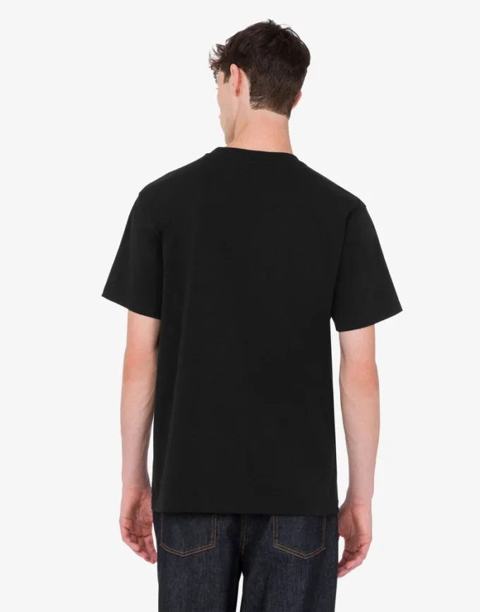 T-shirt z dzianiny z bawełny organicznej z nadrukiem