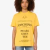T-shirt z dzianiny z bawełny organicznej z nadrukiem T-shirt z dzianiny z bawełny organicznej z nadrukiem