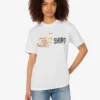 T-shirt z dzianiny z bawełny organicznej z nadrukiem T-shirt z dzianiny z bawełny organicznej z nadrukiem