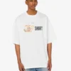 T-shirt z dzianiny z bawełny organicznej z nadrukiem