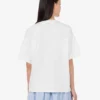 T-shirt z dzianiny z bawełny organicznej z nadrukiem T-shirt z dzianiny z bawełny organicznej z nadrukiem