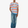 T-shirt z dzianiny z bawełny organicznej z nadrukiem T-shirt z dzianiny z bawełny organicznej z nadrukiem