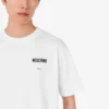 T-shirt z dzianiny z bawełny organicznej z nadrukiem T-shirt z dzianiny z bawełny organicznej z nadrukiem