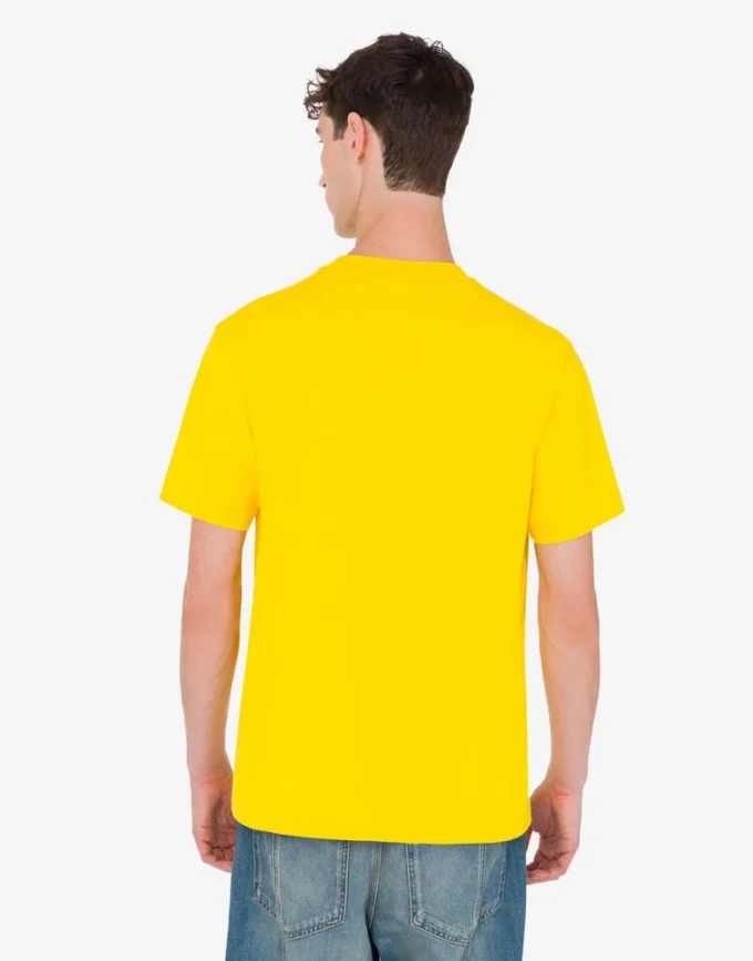 T-shirt z dzianiny z bawełny organicznej z nadrukiem