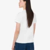 T-shirt z dzianiny z bawełny organicznej z nadrukiem