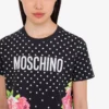 T-shirt z dzianiny z bawełny organicznej z nadrukiem
