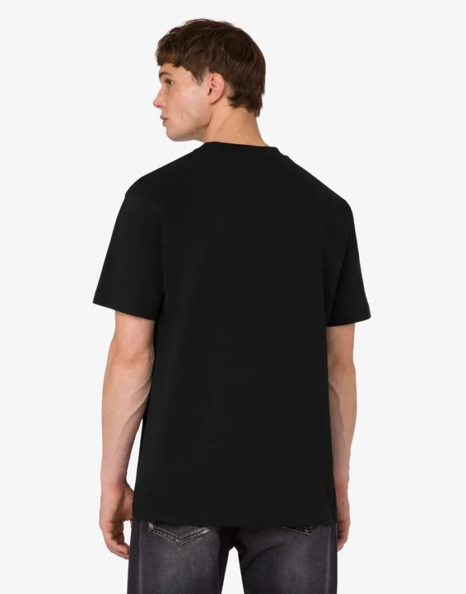 T-shirt z dzianiny z bawełny organicznej z nadrukiem