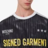 T-shirt z dzianiny z bawełny organicznej z nadrukiem T-shirt z dzianiny z bawełny organicznej z nadrukiem