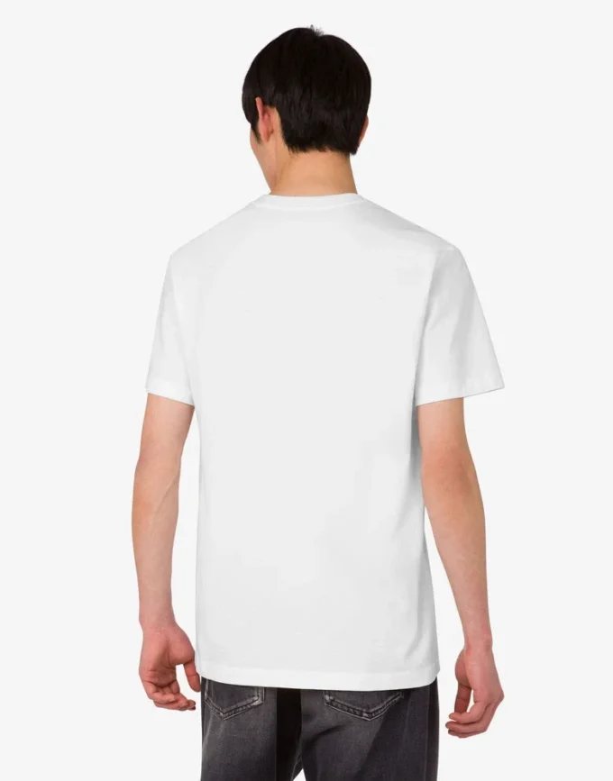 T-shirt z dzianiny z bawełny organicznej z nadrukiem