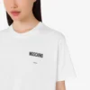 T-shirt z dzianiny z bawełny organicznej z nadrukiem