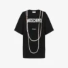 T-shirt z dzianiny z bawełny organicznej z nadrukiem