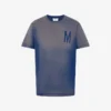 T-shirt z dzianiny z bawełny organicznej z nadrukiem