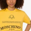 T-shirt z dzianiny z bawełny organicznej z nadrukiem T-shirt z dzianiny z bawełny organicznej z nadrukiem