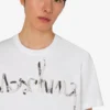T-shirt z dzianiny z bawełny organicznej z nadrukiem