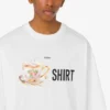 T-shirt z dzianiny z bawełny organicznej z nadrukiem