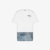 T-shirt z dzianiny z bawełny organicznej z nadrukiem