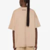 T-shirt z grubej bawełny z nadrukiem