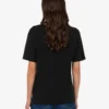 T-shirt z grubej bawełny z nadrukiem