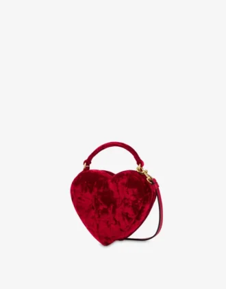 Torba Moschino Love Me z aksamitu