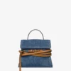 Torba Moschino Tie Me z dżinsu