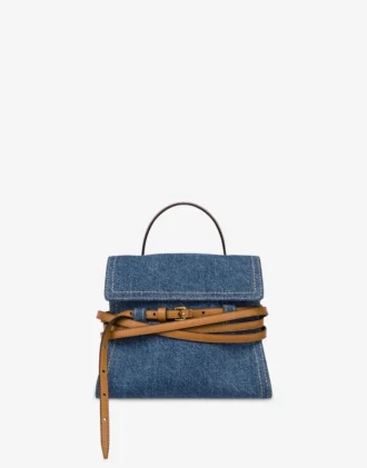 Torba Moschino Tie Me z dżinsu