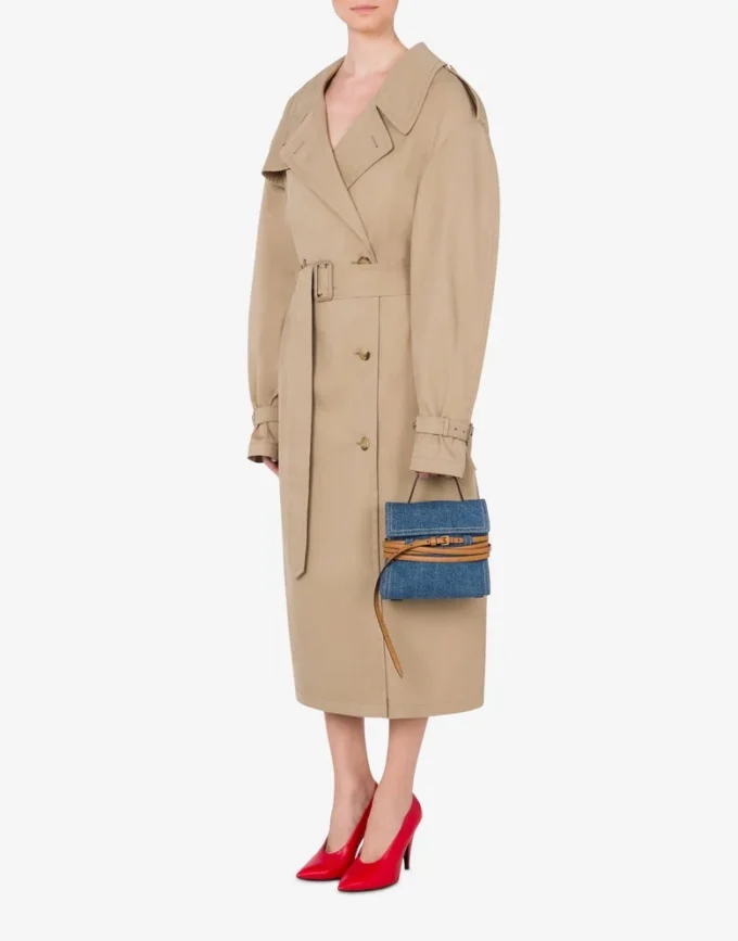 Torba Moschino Tie Me z dżinsu