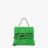 Torba Moschino Tie Me z zamszu, mała