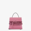 Torba Moschino Tie Me z zamszu, mała