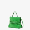 Torba Moschino Tie Me z zamszu, mała