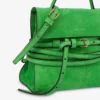 Torba Moschino Tie Me z zamszu, mała