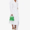 Torba Moschino Tie Me z zamszu, mała