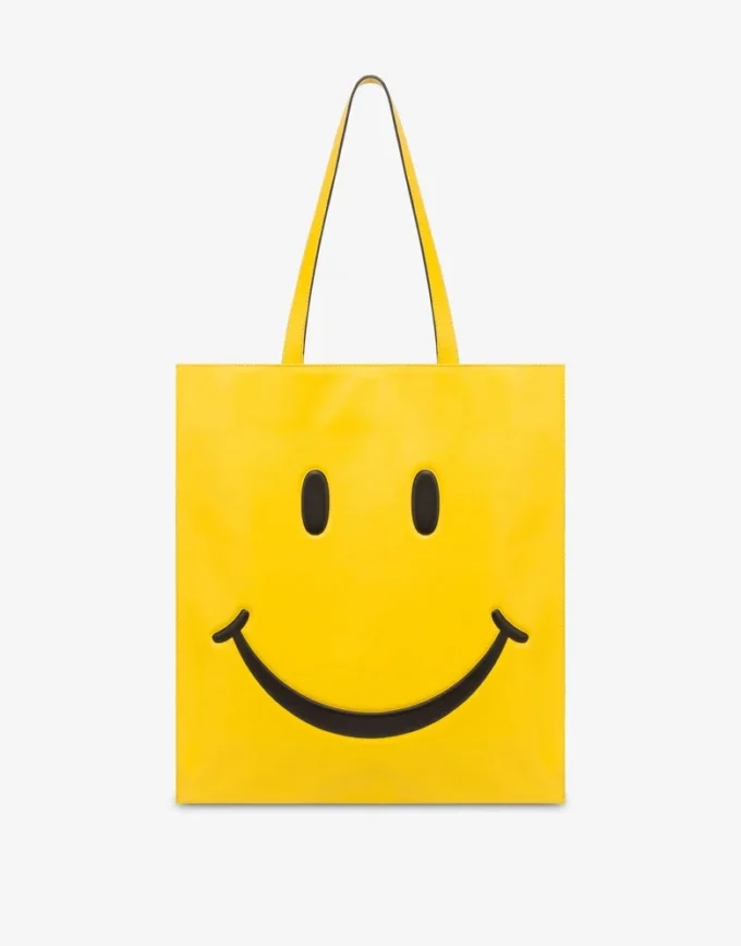 Torba na zakupy z nappa Smiley® Torba na zakupy z nappa Smiley®