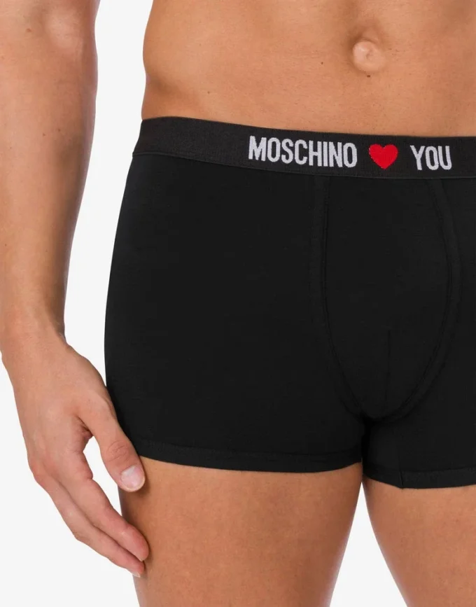 Zestaw 2 par bokserek z elastycznej dzianiny My Valentine